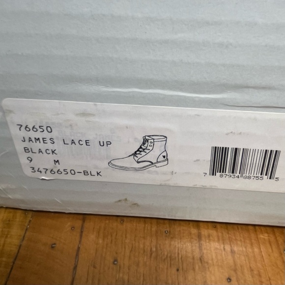 Frye Women’s James Black Leather Lace-Up Boots - Rarely Worn - Picture 11 of 11